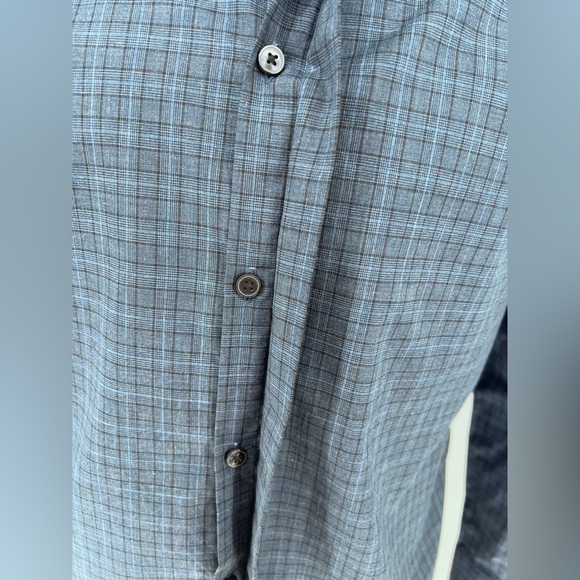 NWT John Varvatos Star USA Trim Fit Plaid Dress Shirt - Picture 8 of 16